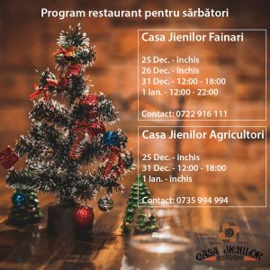 program restaurant Casa Jienilor